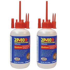 FastCap 2P-10 Professional Medium 10 oz Wood Formula Super Glue Adhesive, 2-Pack