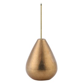 2.3 cm Mini Incense Burner Incense Holder Mini Water Drop Shape Brass Incense Burner for Bedroom Tea Room