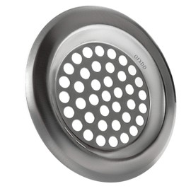 Large Universal Stainless Steel Drain Food Stopper for Kitchen Sink Flat Tub Protector - Pack of 12 - Best Metal Screen Bathtub Hair Strainer for Bathroom Sink