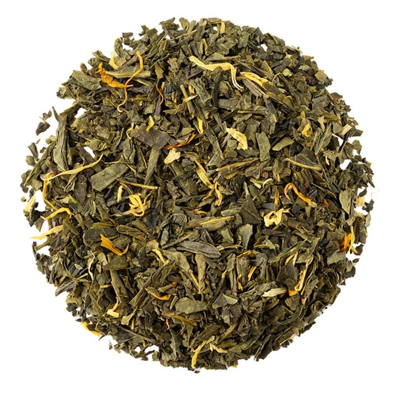 Organic Positively Tea Company, Mango Green, Green Tea, Loose Leaf,