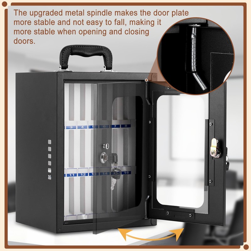 Consfly Cell Phone Locker Box, Thickened Steel Cell Phone Storage