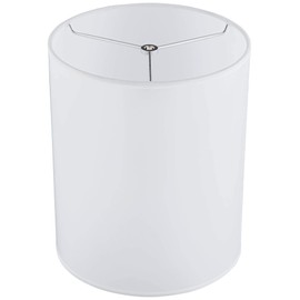 Cylinder Print Lamp Shade Aqua Mosaic White Blue Small 10" Top x 10" Bottom x 12" High Spider with Replacement Harp and Finial Fitting - Giclee Glow