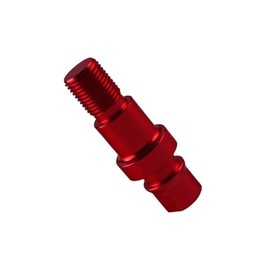 DEWHEL Short Stick Shifter Shift knob Adapter Aluminum Compatile with 2015-2023 Dodge Challenger 6 Speed Red