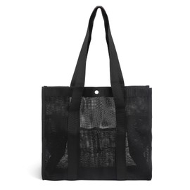 LATTCURE Spa Bag, Mesh Bag, Pool Bag, For Hot Springs, Sauna, Swimming, Bath, Public Bath, Gym, Sandbox, Swimming, Beach, Breathable, Large Capacity, Lightweight Storage, Multi-purpose, Separate Wet