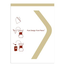 CHEMEX Filter - Natural Square - 100 CT - 4 Pack - Exclusive Packaging