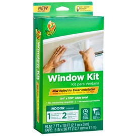 Duck Brand Rolled Window Insulation Kit: 84 in. x 120 in. (Clear)