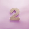 Number 2 Cookie Cutter - 3 Sizes