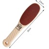 Mirhua Khaki Heel File | Double Sided for Wet &