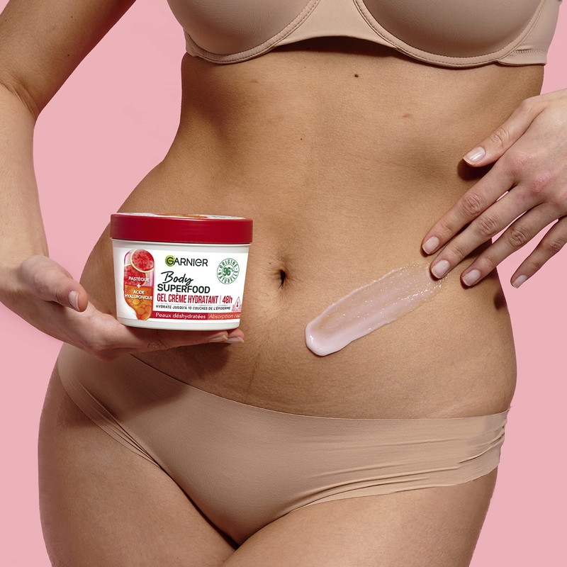Garnier Body Superfood Gel Moisturising Cream Watermelon Hyaluronic Acid