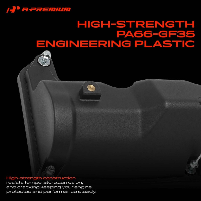 A-Premium Right Engine Valve Cover with Gasket and Bolts