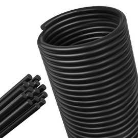 10FT Backer Rod 3/8 Inch Diameter Rubber Caulk Concrete Expansion Joint Filler Black Rubber Caulk Saver Weather Stripping for Gaps and Joints Filling(3/8 Inch x 10FT)