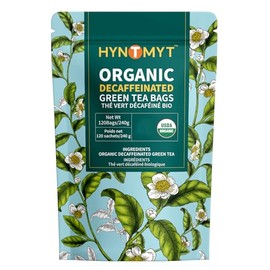 Hyntmyt Organic Decaffeinated Green Tea Bags - 120 Count