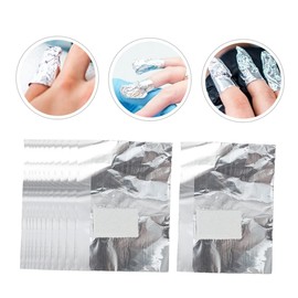 FRCOLOR Gel Nail Remover Wraps Foil 150pcs Nail Varnish Remover Pads Soak off for