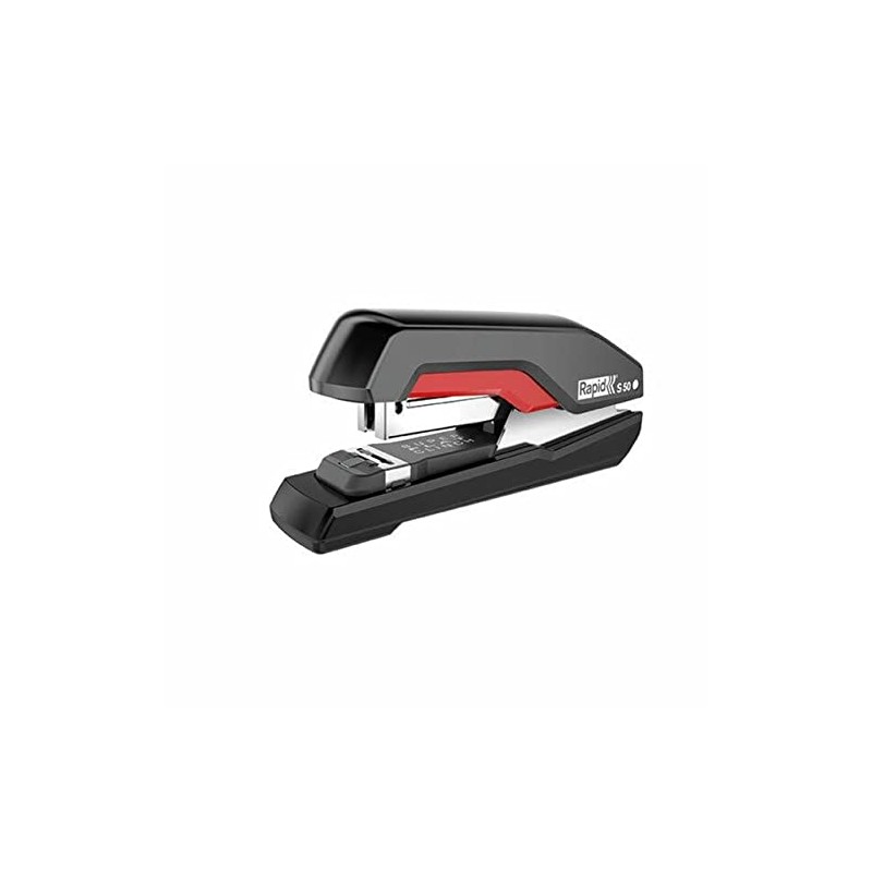 Rapid Supreme S50 Half Strip Stapler, 50 Sheet Capacity, Super