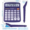 Desktop Calculator 12 Digit with Large LCD Display and Sensitive