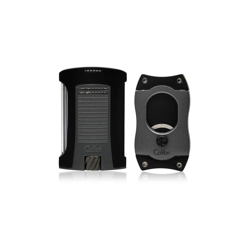 Colibri Daytona Lighter + S-Cut Cutter Gift Set - Single