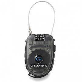 Lifeventure 4 Dial Combination Cable Travel Padlocks