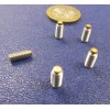 Kmac 18-8 (A2) Stainless Steel Set Screws, Brass Tip, M4