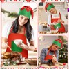 Handepo 32Pcs Christmas Elf Apron Kit Elf Costume for Women