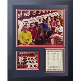 Legends Never Die 1968 St. Louis Cardinals Million Dollar Lineup Framed Photo Collage, 11x14-Inch