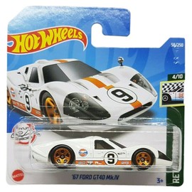 Hot Wheels - ´67 Ford GT40 Mk. IV - Retro Racers 4/10 - HCW67 - Short Card - Ryu's Rides - Gulf - Firestone - Autolite - Mattel 2022