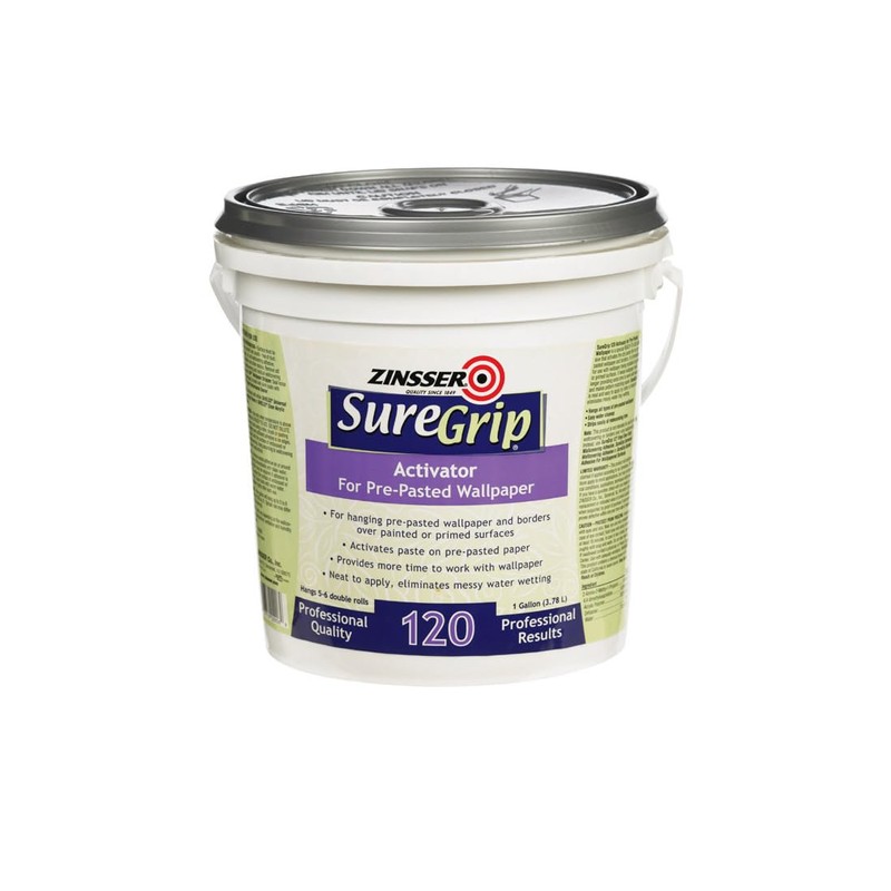 1 gal Zinsser 2906 SureGrip 120 Activator for Pre-Pasted Wallpaper