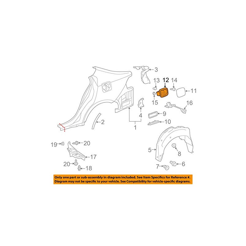 LID SUB-ASSY, FUEL F