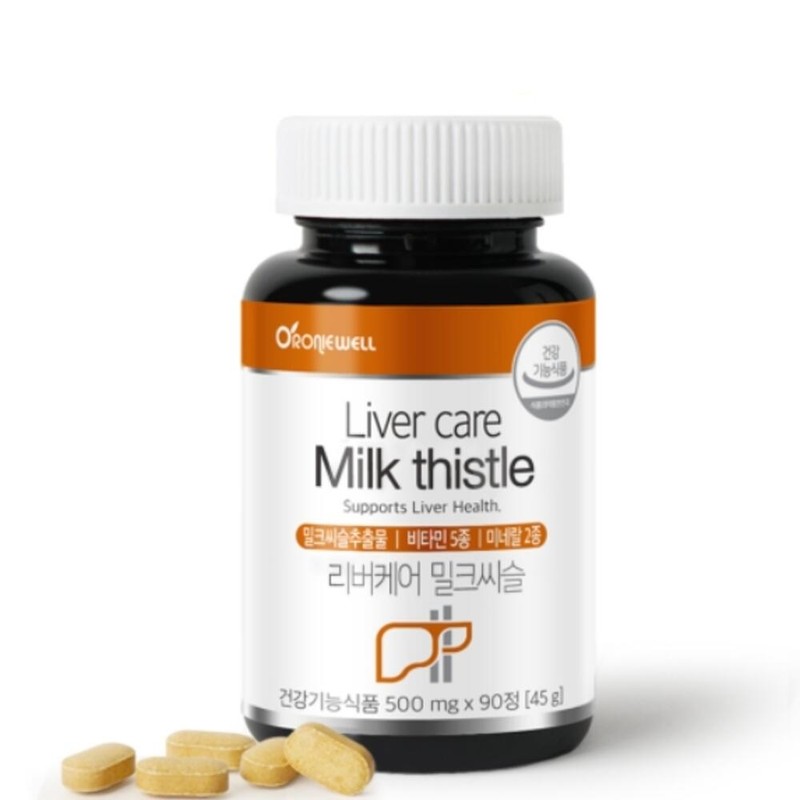 Milk Thistle Benefits Silymarin Liver Care 4 Pieces / 밀크씨슬