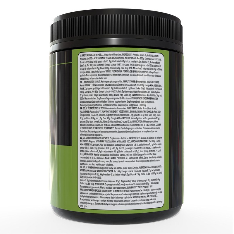 GN Vegan Protein 80 Protein Powder Tub | 1KG Pea