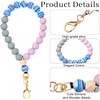 Landical 3 Pack Marble Silicone Beaded Phone Wrist Strap Cellphone