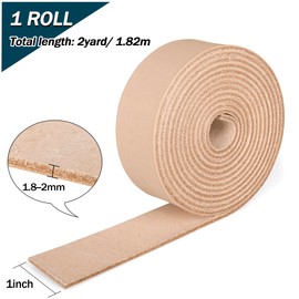 JinRuiKJ Correa de piel en blanco de grano completo – Tiras de piel curtido vegetal de 1 pulgada de ancho 72 pulgadas de largo, ideal para cinturones de piel, herramientas, manualidades y estampado