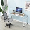 Overbed Desk Laptop Cart Laptop Desk with Wheels Over Bed