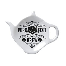 Alchemy Gothic Purrfect Brew Tea Bag Holder