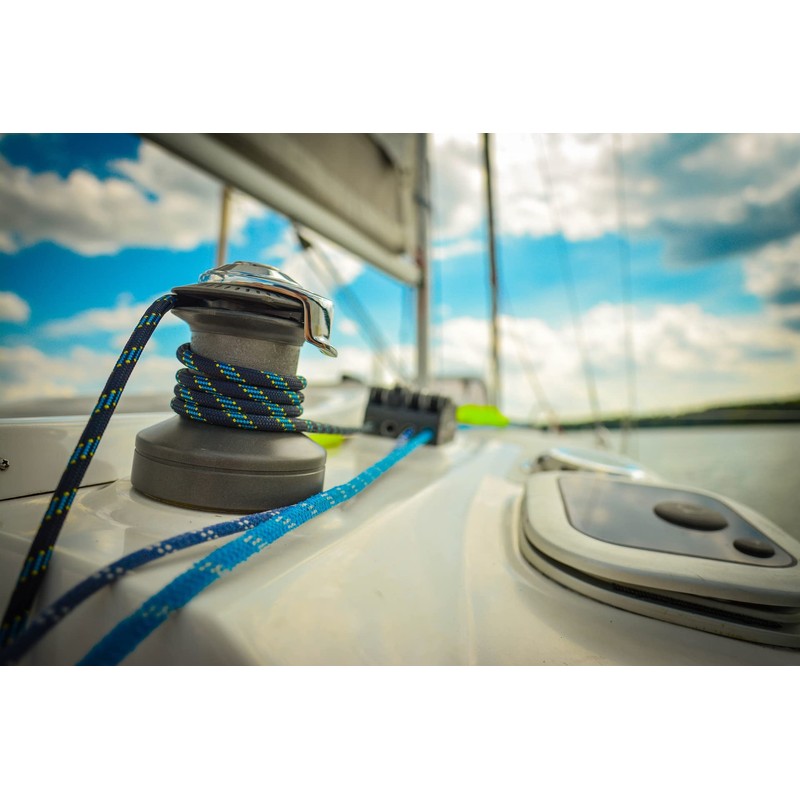 Polypropylene Rope 6 mm 20 m Blue Polypropylene Rope Outdoor