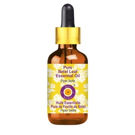 Deve Herbes Pure Betel Leaf Essential Oil (Piper betle) with Glass Dropper Natural Therapeutic Grade Steam Distilled 5ml (0.16 oz)