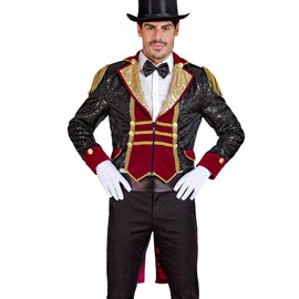 Widmann 60831 Kostüm Frack Costume Party Fashion Tailcoat, Multicoloured, S