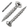 Wensilon (275 pcs)#6X1-1/4 410 Stainless Steel Fastener Drywall Screws-Phillips with