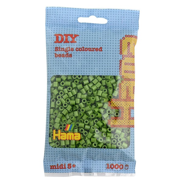 HAMA Hama Perlen 207-84 Bügelperlen Beutel mit ca. 1.000 Midi