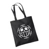 SmartyPants One Piece Flag Black Tote Bag - Manga Anime