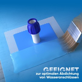 Bauhandel24-10x Sealing Tape Cuff D11, Pipe Collar Wall, Sealing Shower, Sealing Collar Tiles