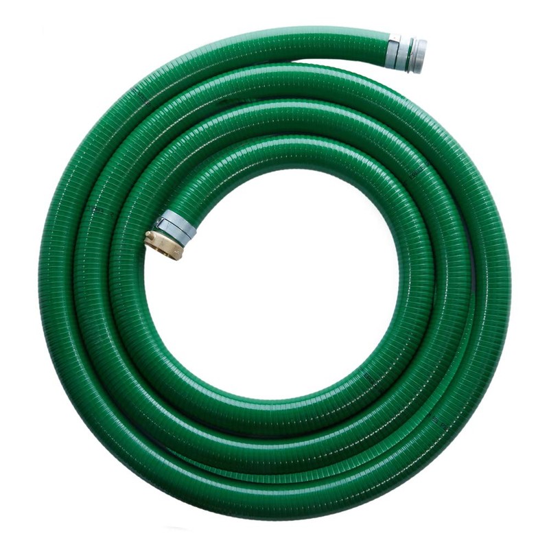 Suction Pump Water Hose with Pump Threads - Green Trash