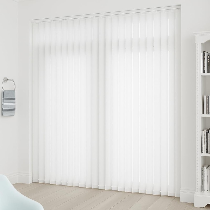 Chainless Vertical Blind Bottom Weights – UV-Coated Plastic Slat Weights,