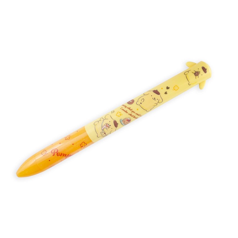 Sanrio 24515701 Pompompurin 2 Mimi Pen, Stationery, Multicolored Ballpoint Pen,