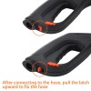 Fixfans Pressure Washer Gun, Compatible with Some Portland Husky Black