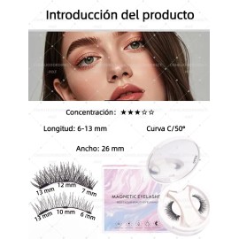 Kit De Clips Magnéticos Para Pestañas Postizas 2 Pares