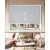 JaeJaes Motorized Roller Shades with Remote Control, Blackout Smart Shades