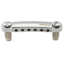 Wilkinson WOGT1 52.5mm Tune-O-Matic Stop Tailpiece for USA Epiphone Les Paul SG Style Electric Guitar, Chrome