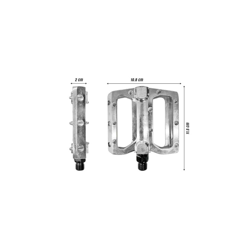 Pedales Aluminio para Bicicleta MTB 9/16