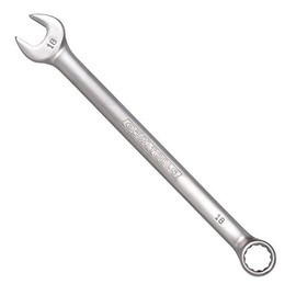 OEM TOOLS 22021 18mm Metric Combination Wrench | One Open End & One Box Head on a Single Mechanicsâ€™ Wrench | Long-Shaft Wrench for Extra Leverage | Smooth Open End Doesnâ€™t Mark Fasteners