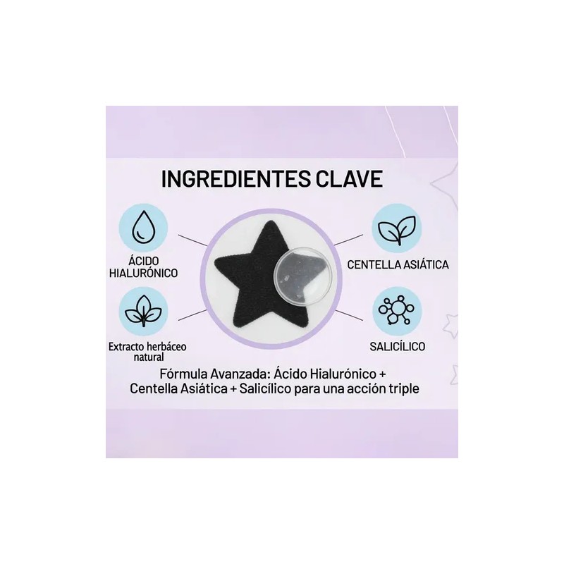 Parches De Hidrocoloide Para Acné, 200 Unidades, Absorción